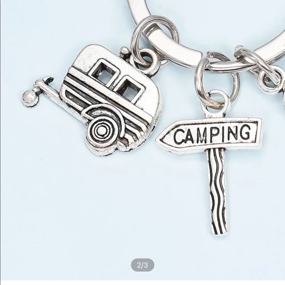 Camping Keychain  - Picture 2 of 3